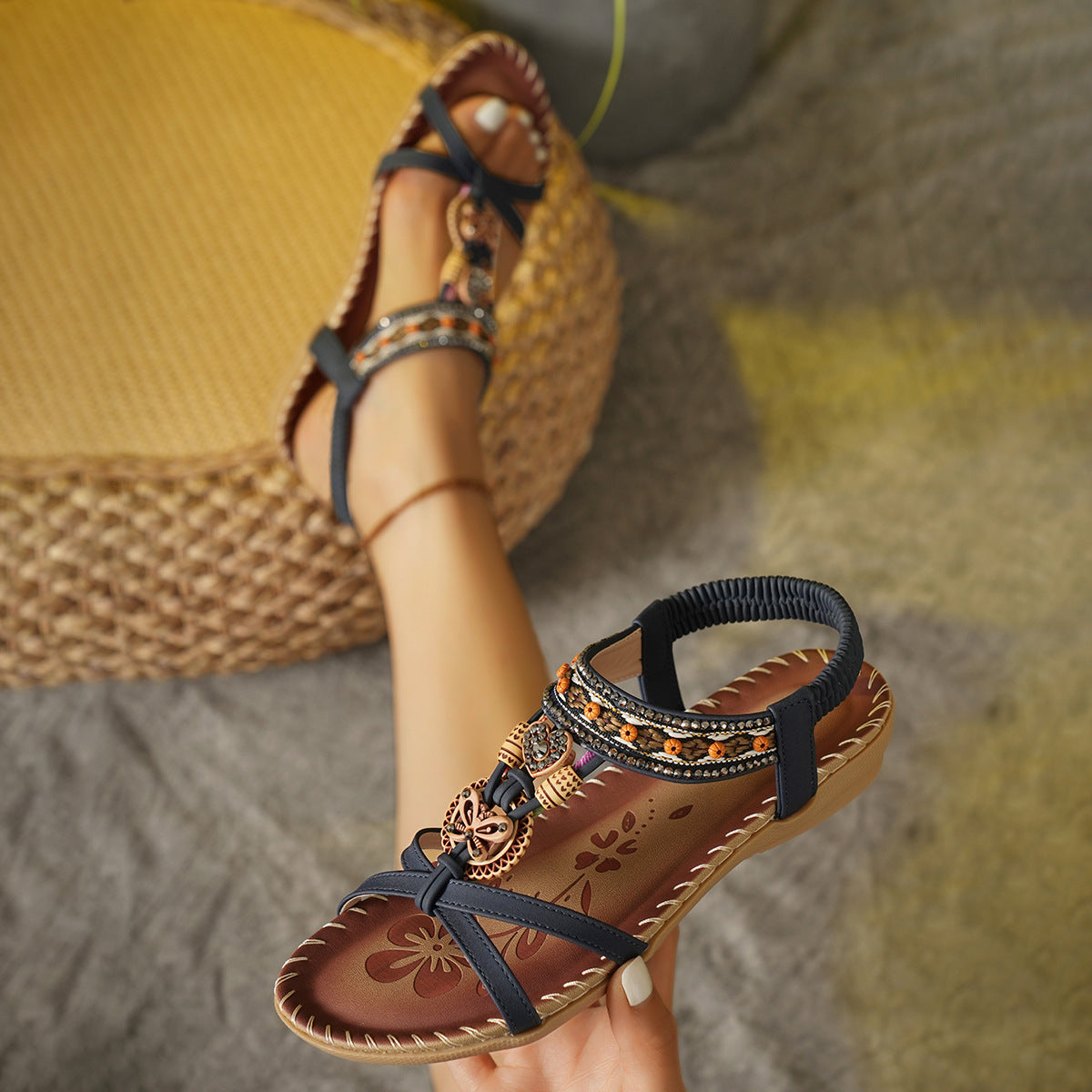🔥Kup 2, oszczędź 30%-【EU 35-43】🏖️Damskie sandały boho na lato