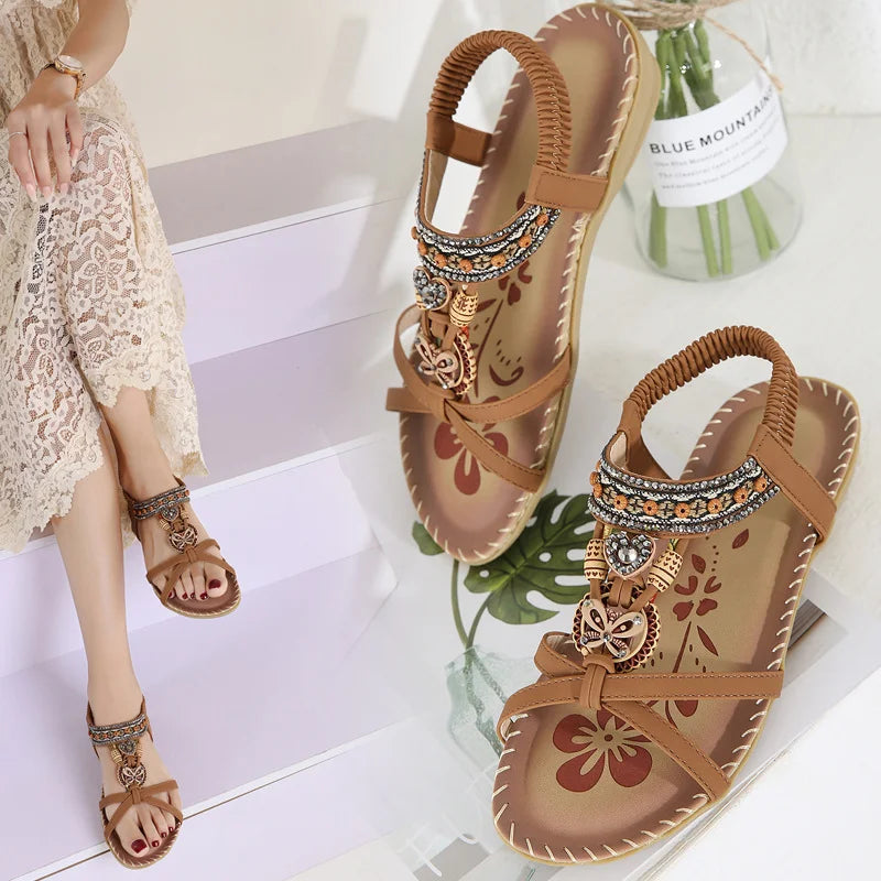 🔥Kup 2, oszczędź 30%-【EU 35-43】🏖️Damskie sandały boho na lato