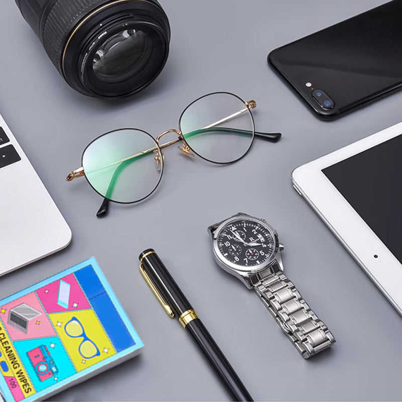 Chusteczki do czyszczenia soczewek okularowych zapobiegające parowaniu