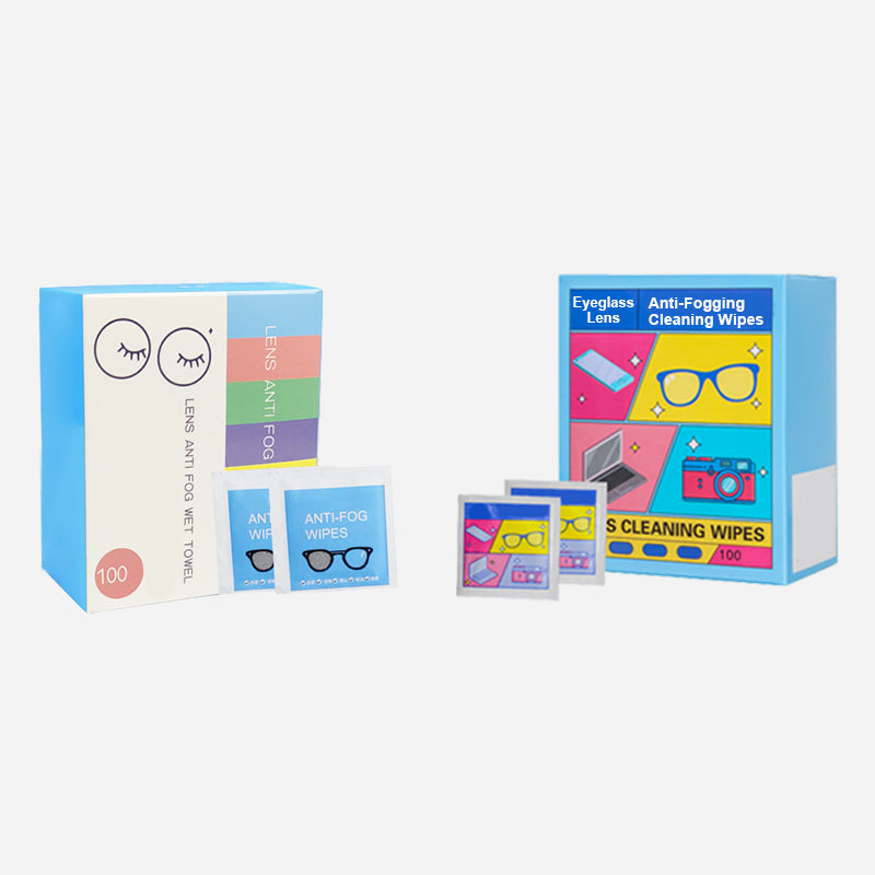 Chusteczki do czyszczenia soczewek okularowych zapobiegające parowaniu