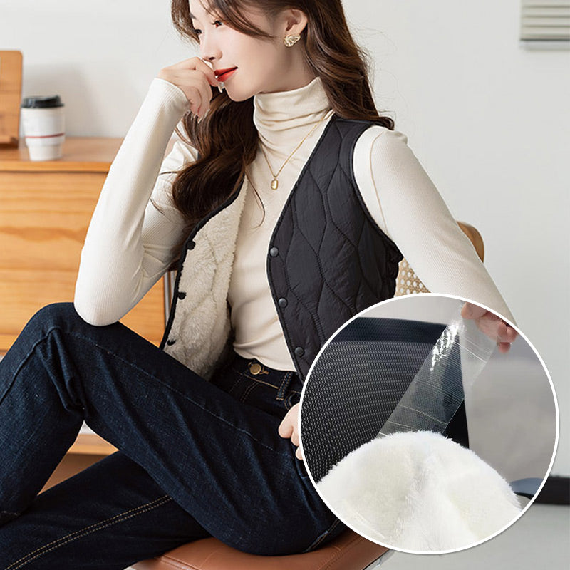 Wygodna kamizelka z guzikami