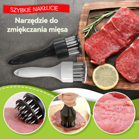 ❄️ Zimowa promocja szaleństwa - 49% ZNIŻKI - 🥩 Igła do zmiękczania mięsa ze stali nierdzewnej 21 pinów narzędzie BBQ