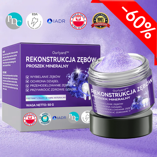 Last Day Promocja【Darmowa dostawa】🔥Ourlyard™ Proszek mineralny do regeneracji zębów 🔥