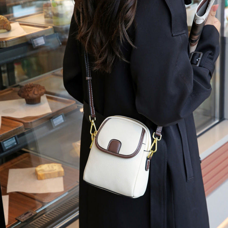 ✨Klasyczna damska torebka crossbody z podwójnym zamkiem błyskawicznym