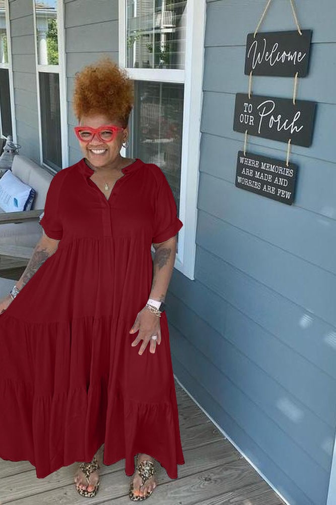 💕 Gorąca wyprzedaż 49% ZNIŻKI🌷 Wiązana sukienka midi💃