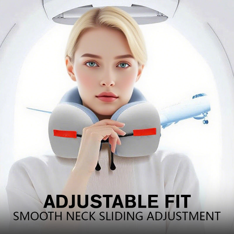 🔥💤Poduszka podróżna na szyję z pianki memory w kształcie litery U