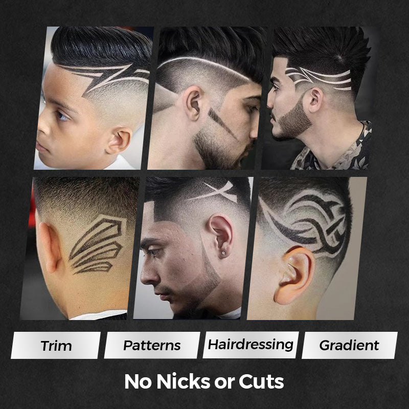 💇‍♂️Zestaw profesjonalnych elektrycznych maszynek do strzyżenia włosów z cyfrowym wyświetlaczem do użytku