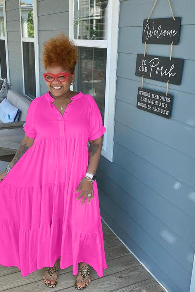 💕 Gorąca wyprzedaż 49% ZNIŻKI🌷 Wiązana sukienka midi💃