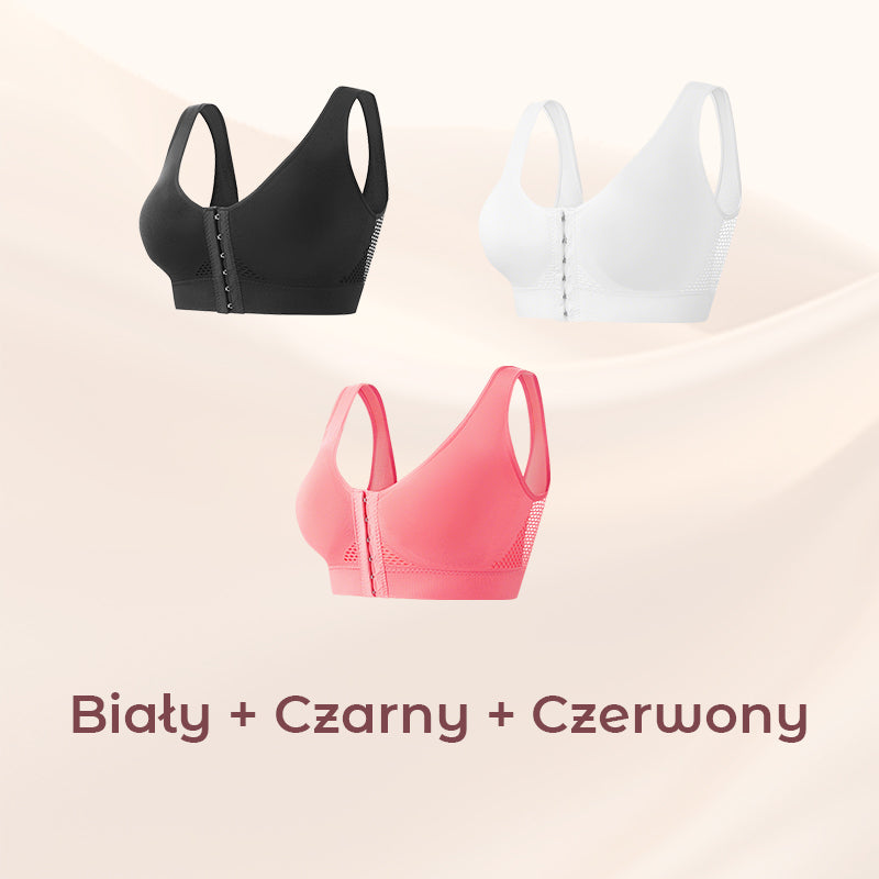 🔥【1+1 gratis】Biustonosz damski bez fiszbin z zapięciem z przodu💁‍♀️