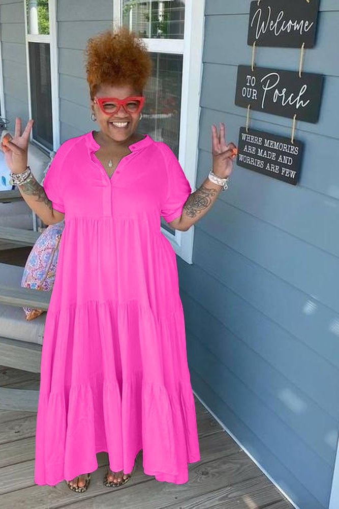 💕 Gorąca wyprzedaż 49% ZNIŻKI🌷 Wiązana sukienka midi💃