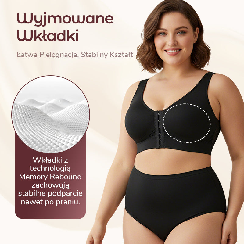 🔥【1+1 gratis】Biustonosz damski bez fiszbin z zapięciem z przodu💁‍♀️