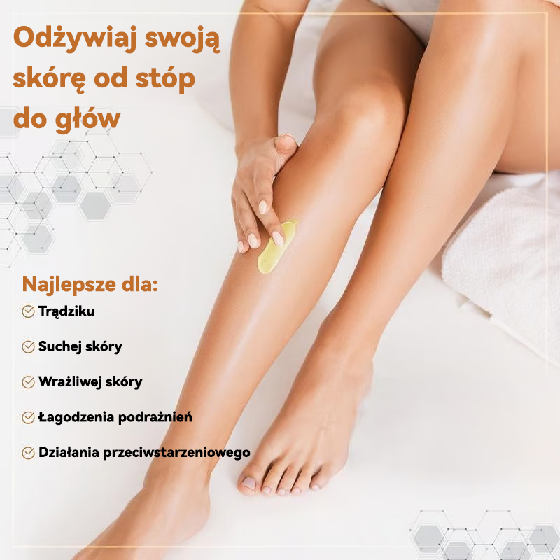 🍃 Wiosenna Wyprzedaż Pielęgnacji Skóry -49% OFF! ✨ Balsam z Tłuszczu Wołowego i Miodu – ręcznie robiony, w 100% naturalny krem nawilżający!