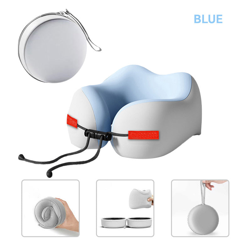 🔥💤Poduszka podróżna na szyję z pianki memory w kształcie litery U