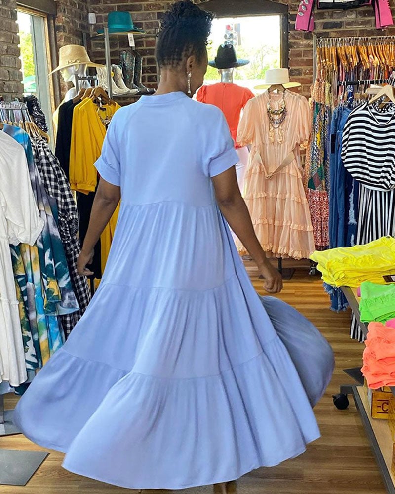 💕 Gorąca wyprzedaż 49% ZNIŻKI🌷 Wiązana sukienka midi💃