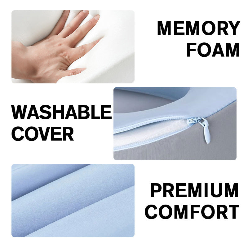 🔥💤Poduszka podróżna na szyję z pianki memory w kształcie litery U