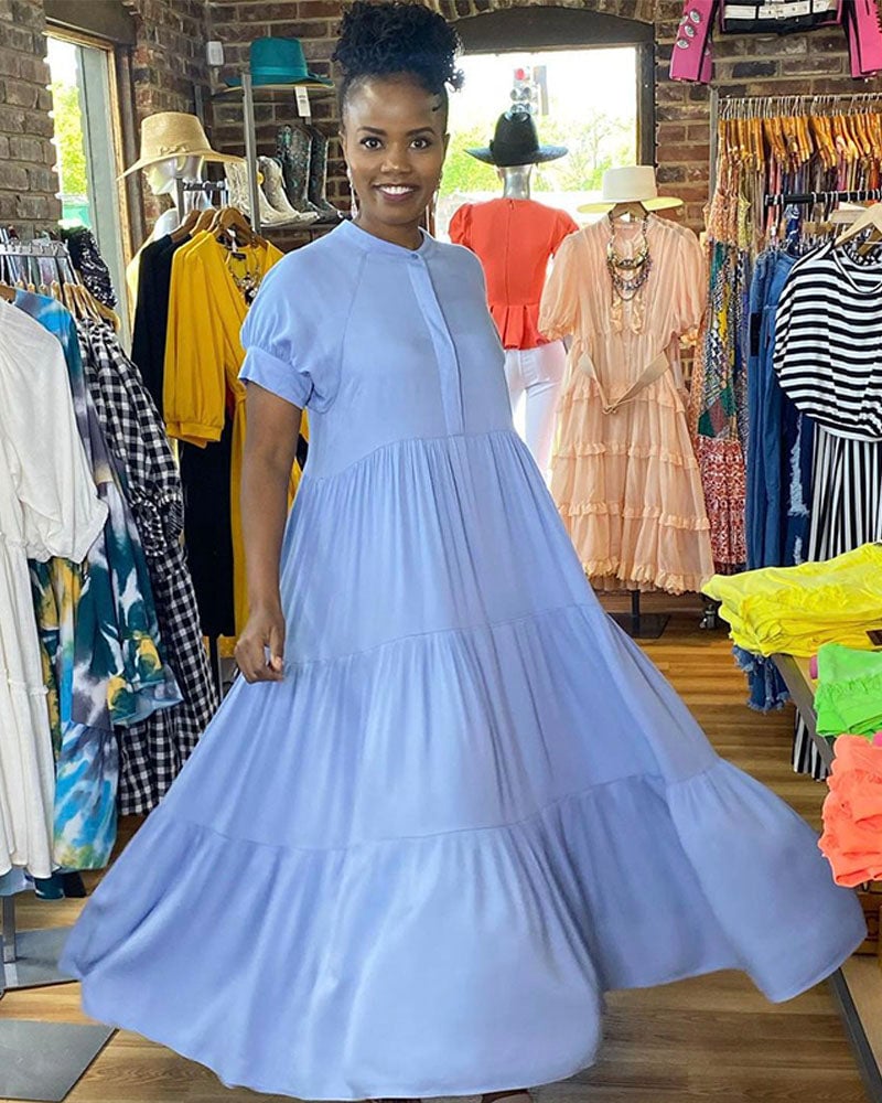 💕 Gorąca wyprzedaż 49% ZNIŻKI🌷 Wiązana sukienka midi💃