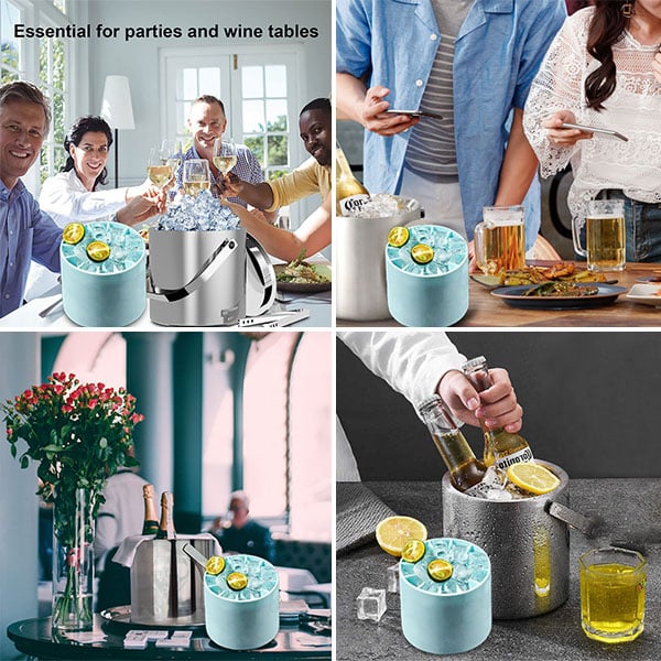 🧊Ostatni dzień - kup 1 i otrzymaj 1 gratis❄️Silikonowy kubek do kostek lodu