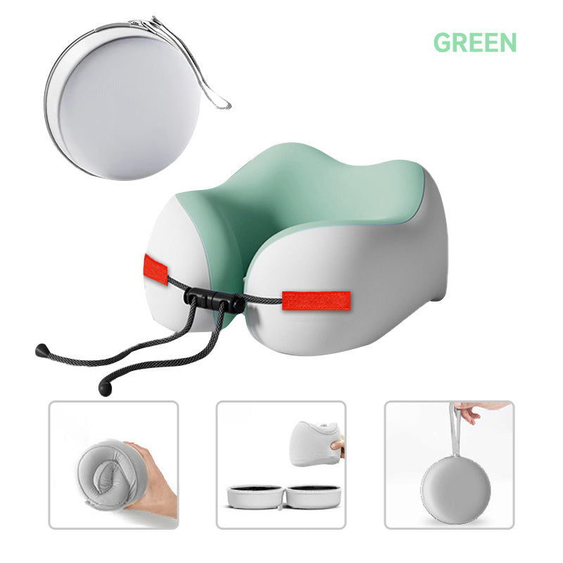 🔥💤Poduszka podróżna na szyję z pianki memory w kształcie litery U