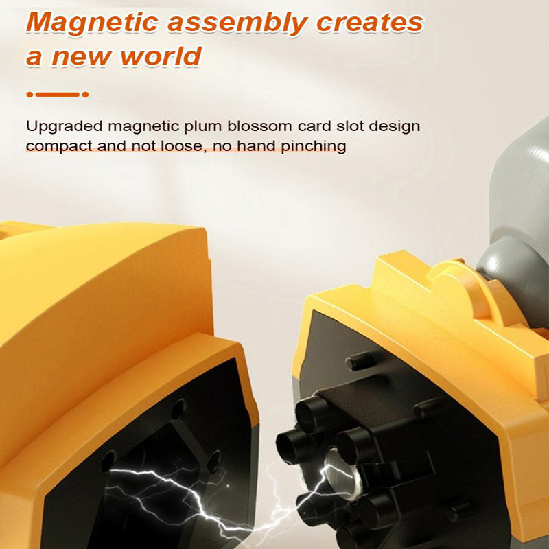 ✨🚜Klocki konstrukcyjne dla dzieci - Pojazd inżynieryjny Robot transformatorowy