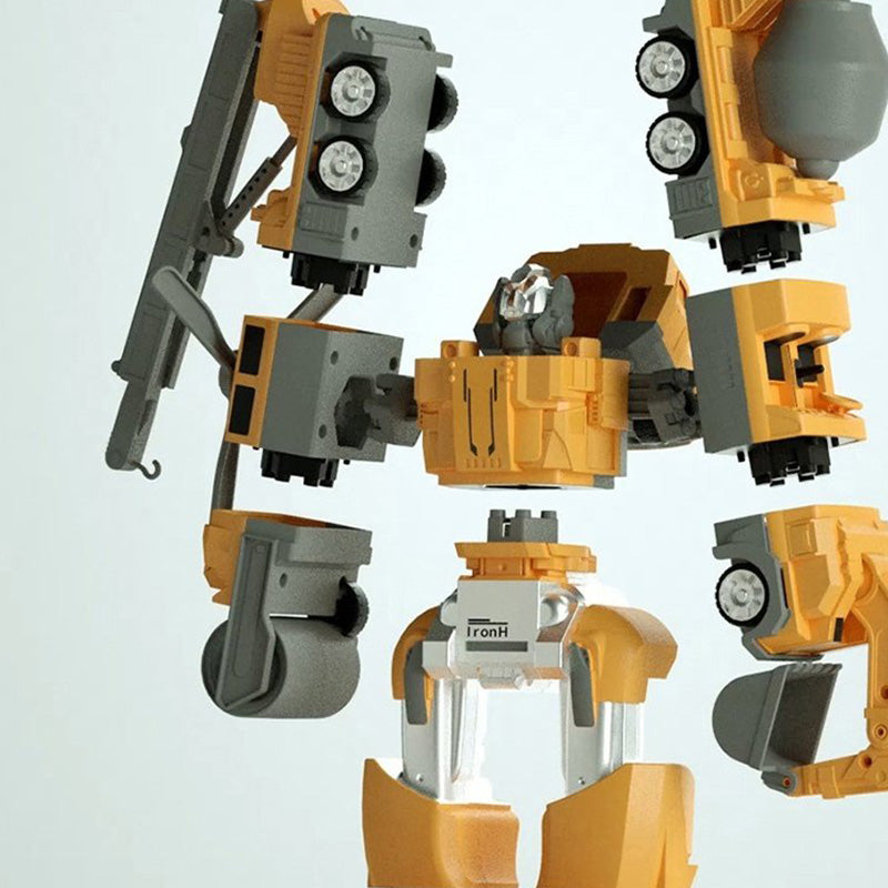 ✨🚜Klocki konstrukcyjne dla dzieci - Pojazd inżynieryjny Robot transformatorowy