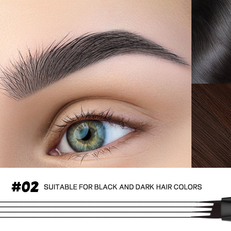 4-punktowy precyzyjny pisak do brwi dla naturalnego wyglądu