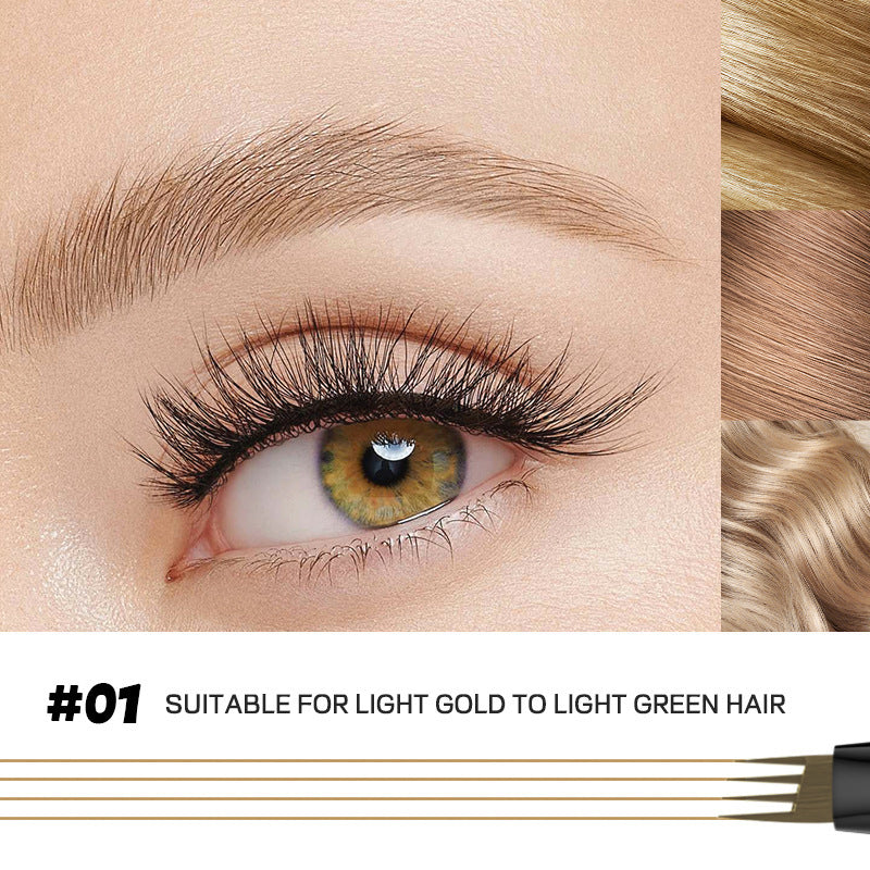 4-punktowy precyzyjny pisak do brwi dla naturalnego wyglądu