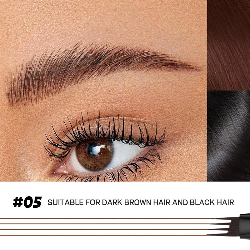 4-punktowy precyzyjny pisak do brwi dla naturalnego wyglądu