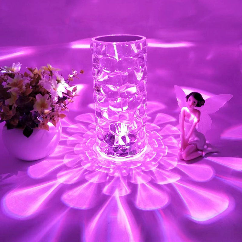 🎁Wyprzedaż 49% OFF💥✨Dotykowa kryształowa lampa Rose Control🌹