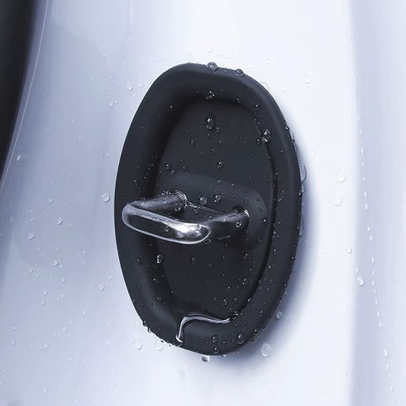 🔥Pożegnaj się z hałasem!🔥 Silikonowa osłona zamka drzwi samochodowych - podkładka dźwiękochłonna🚘