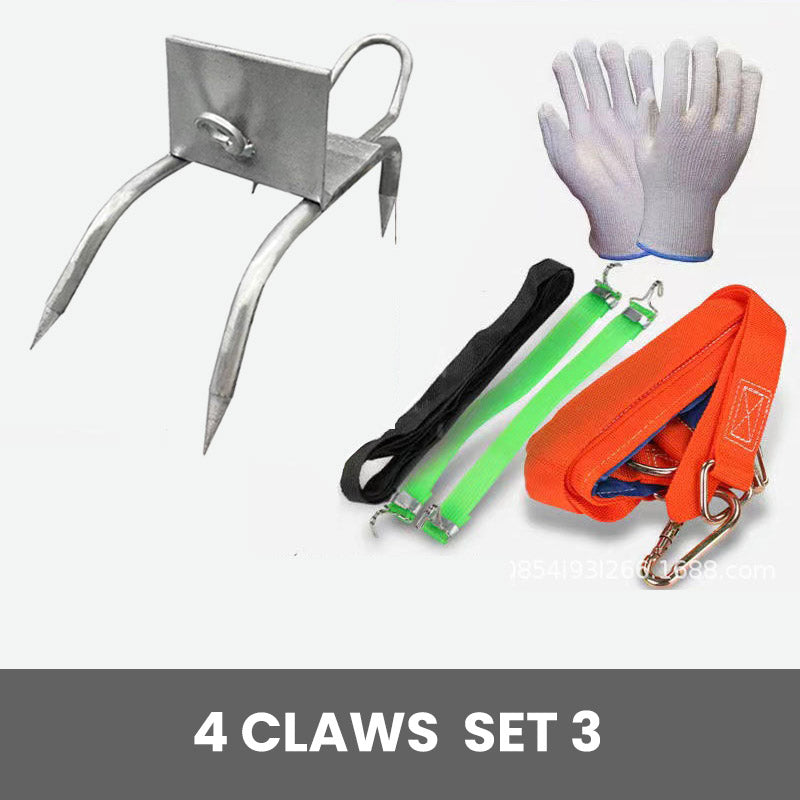 🔥Outdoor Tree-Climbing Anti-Slip Cat Claw Shoes Set