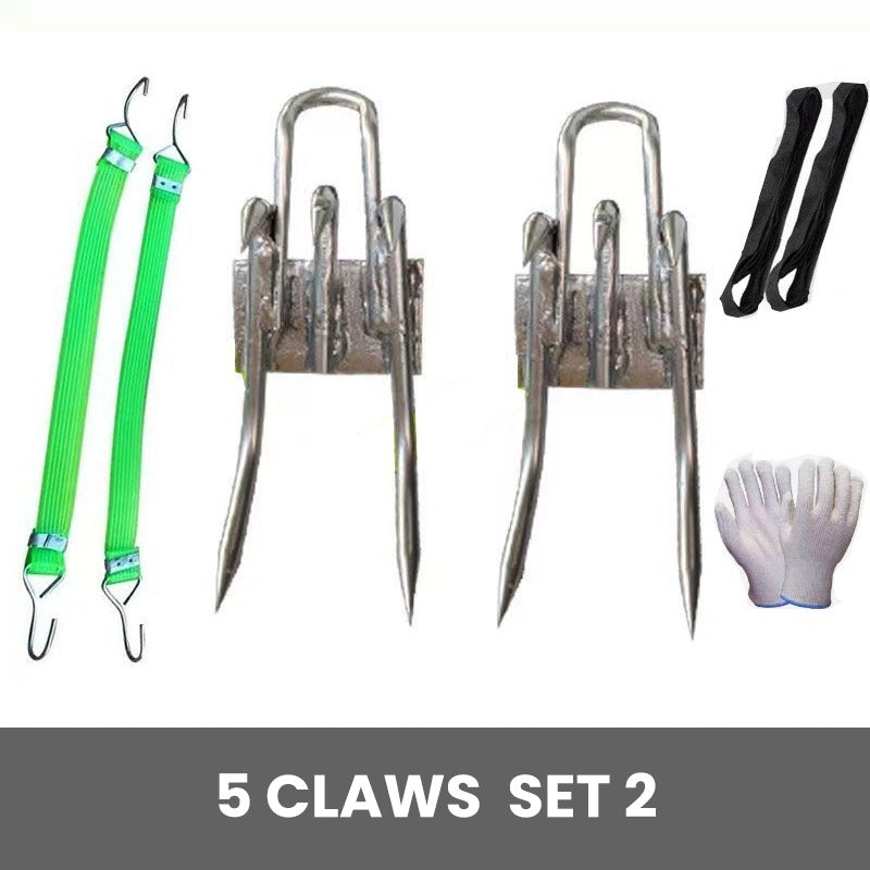 🔥Outdoor Tree-Climbing Anti-Slip Cat Claw Shoes Set