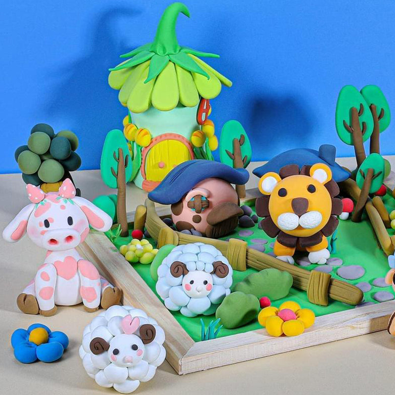 🎁 PROMOCJA OSTATNIEGO DNIA - 50% ZNIŻKI🎁 Zestaw 24/36 kolorowych glinek suszonych powietrzem