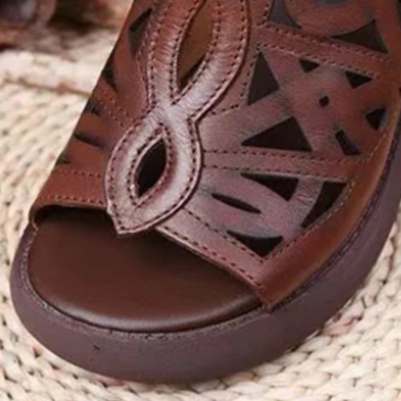👡Damskie casualowe sandały vintage z wycięciami