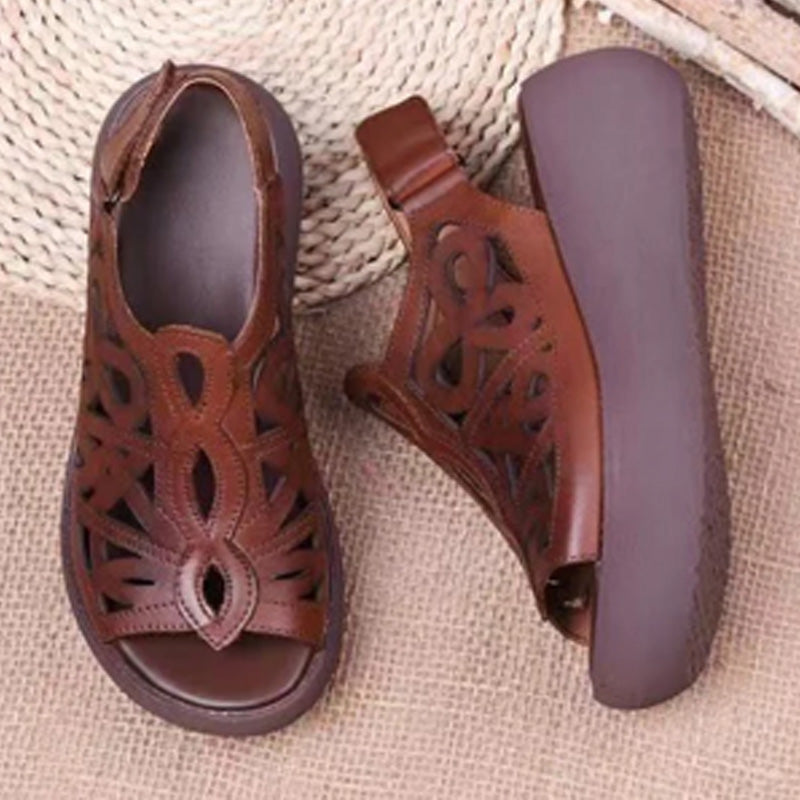 👡Damskie casualowe sandały vintage z wycięciami