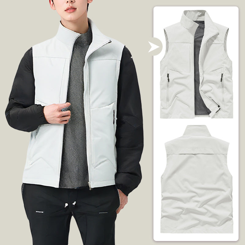 🔥NOWA GORĄCA WYPRZEDAŻ💥Wygodna męska kamizelka szybkoschnąca z kieszeniami