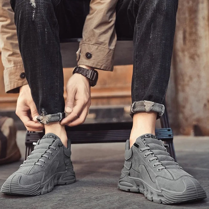 ☄️🎉 Męskie antypoślizgowe buty do chodzenia z grubą podeszwą