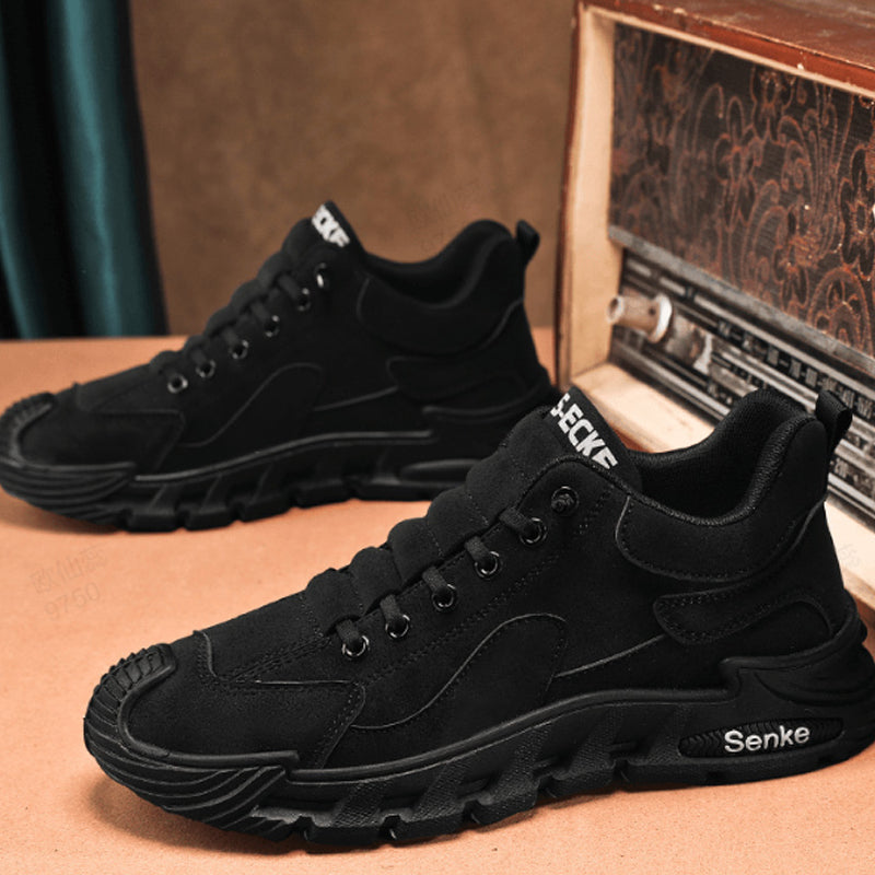 ☄️🎉 Męskie antypoślizgowe buty do chodzenia z grubą podeszwą