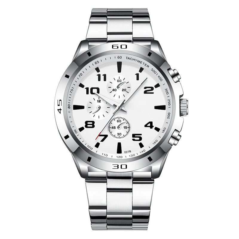 Modny wodoodporny świecący zegarek kwarcowy