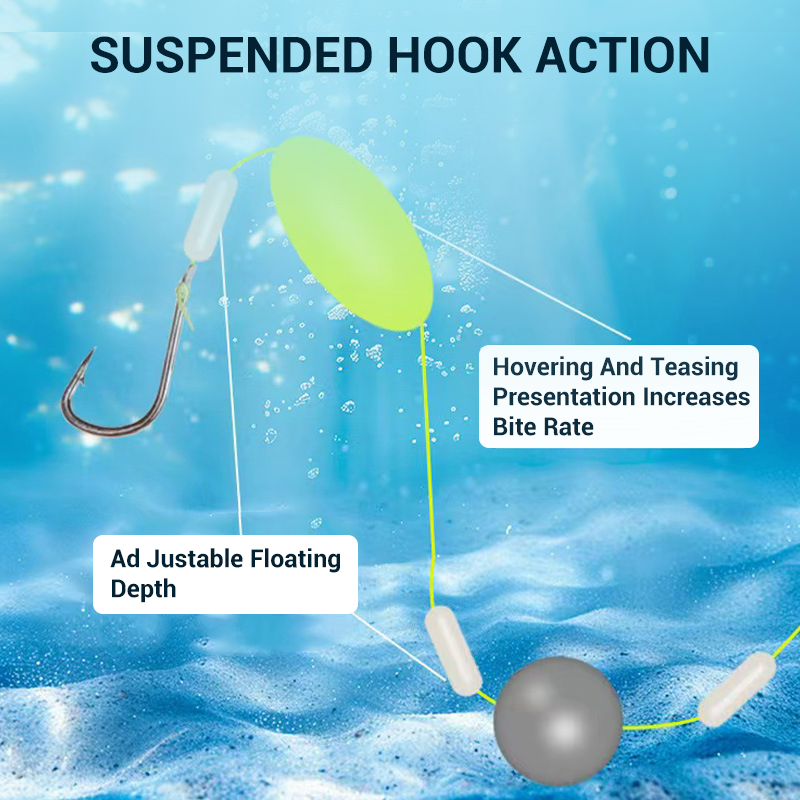 🎣⚡ Double-Hook Reverse Bottom Rig! Ulepszona wersja zwiększa szybkość zaczepiania o 50% - pożegnaj się z zaczepami! 🎣