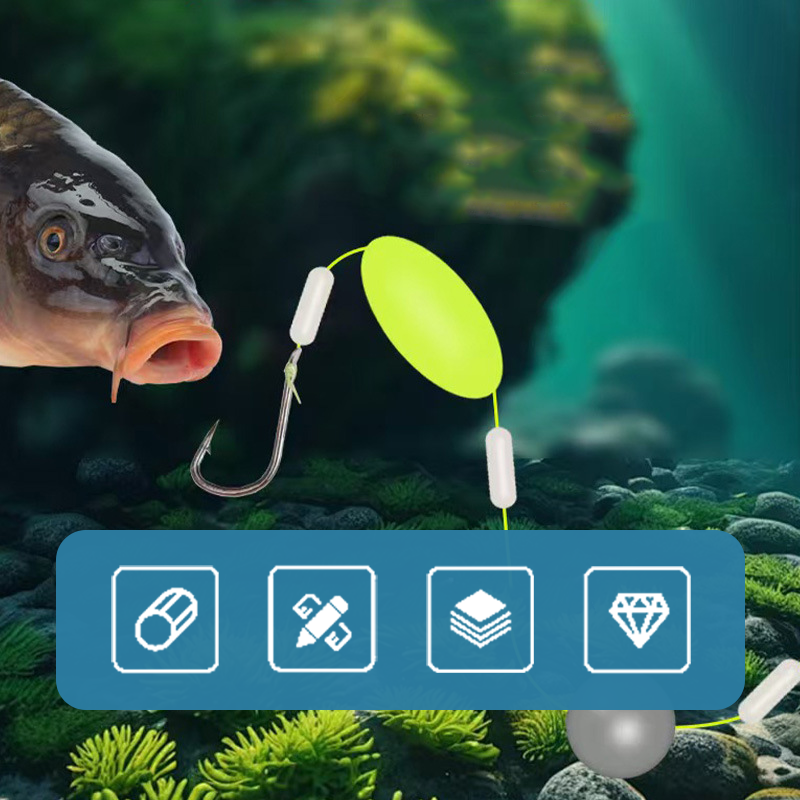 🎣⚡ Double-Hook Reverse Bottom Rig! Ulepszona wersja zwiększa szybkość zaczepiania o 50% - pożegnaj się z zaczepami! 🎣