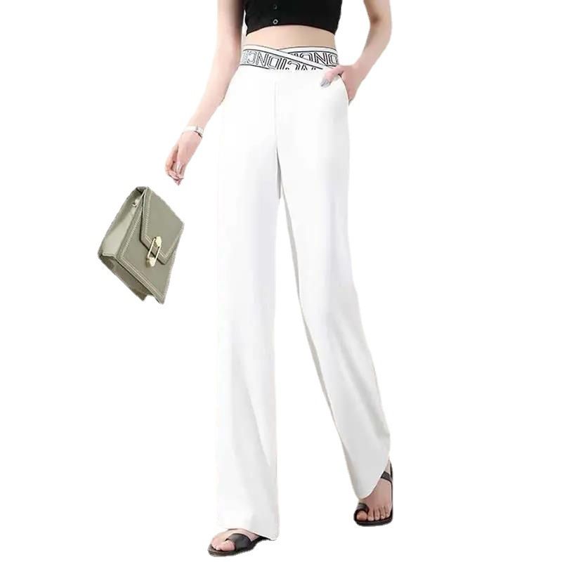 🔥👖Spodnie z wysokim stanem i szerokimi nogawkami, luźne i rozciągliwe