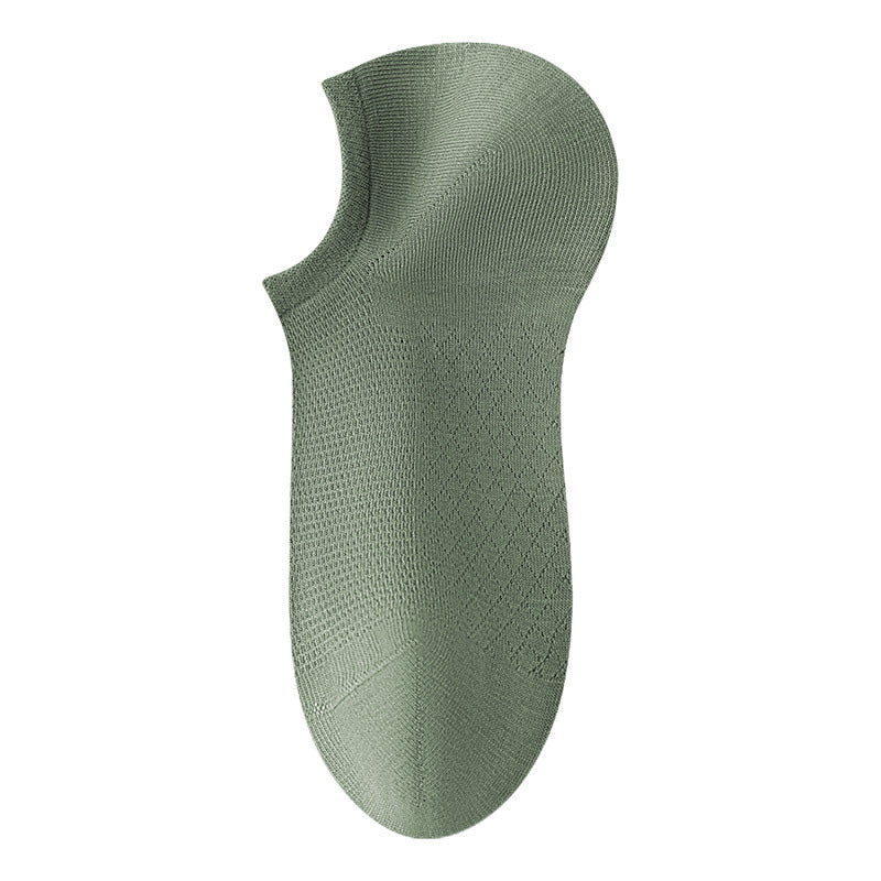 🔥🧦 Męskie skarpetki z siateczki w jednolitym kolorze – oddychające, odprowadzające wilgoć i zapewniające całodzienny komfort