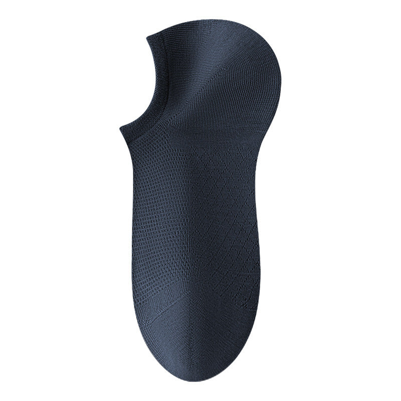 🔥🧦 Męskie skarpetki z siateczki w jednolitym kolorze – oddychające, odprowadzające wilgoć i zapewniające całodzienny komfort