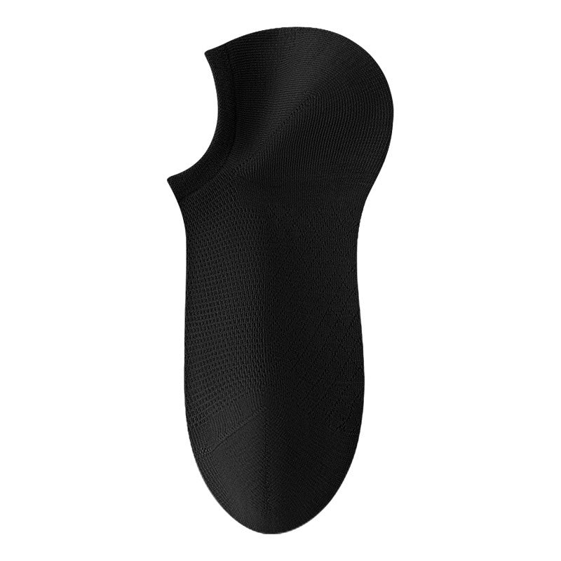 🔥🧦 Męskie skarpetki z siateczki w jednolitym kolorze – oddychające, odprowadzające wilgoć i zapewniające całodzienny komfort