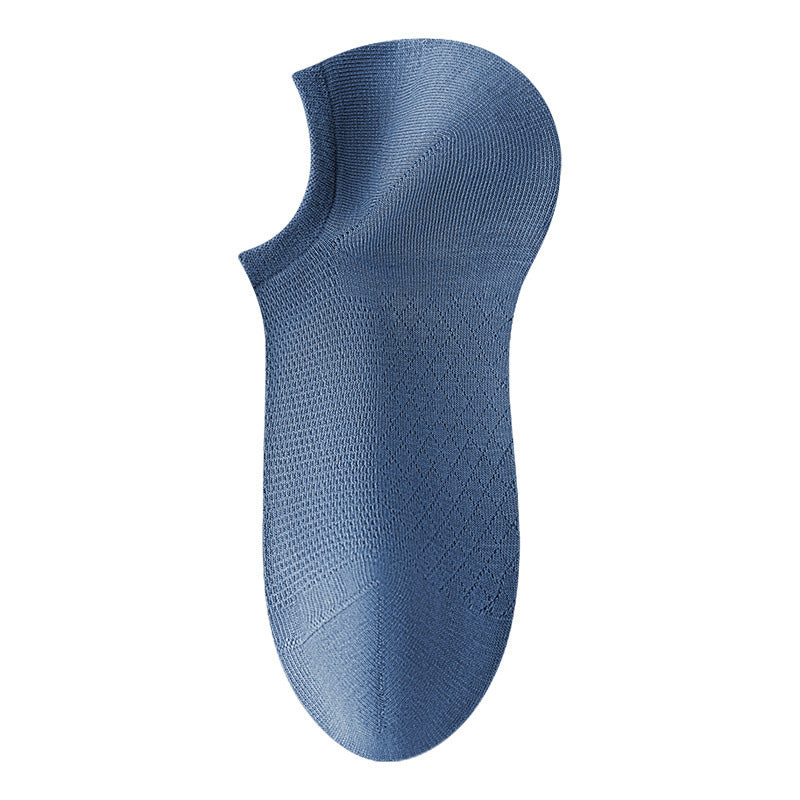 🔥🧦 Męskie skarpetki z siateczki w jednolitym kolorze – oddychające, odprowadzające wilgoć i zapewniające całodzienny komfort