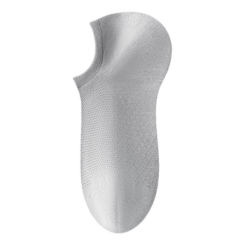 🔥🧦 Męskie skarpetki z siateczki w jednolitym kolorze – oddychające, odprowadzające wilgoć i zapewniające całodzienny komfort