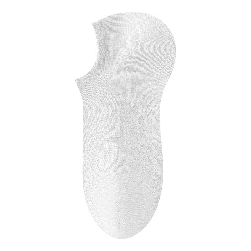 🔥🧦 Męskie skarpetki z siateczki w jednolitym kolorze – oddychające, odprowadzające wilgoć i zapewniające całodzienny komfort