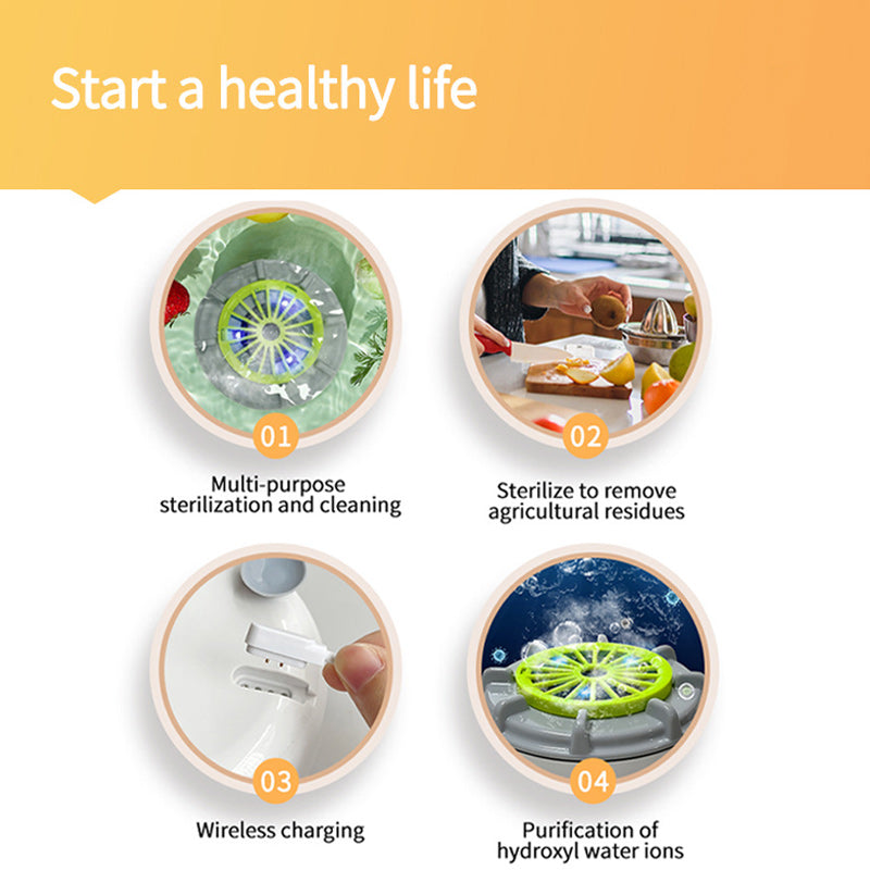 🍒Efektywne przenośne myjki do owoców i warzyw🍊