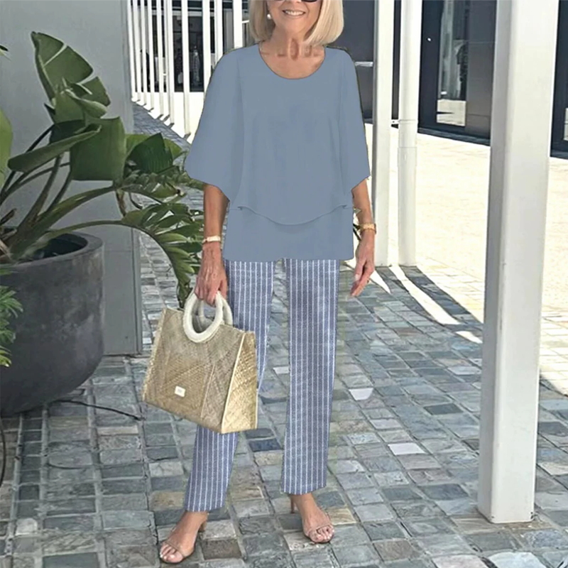 💝Jednolity top + spodnie z nadrukiem