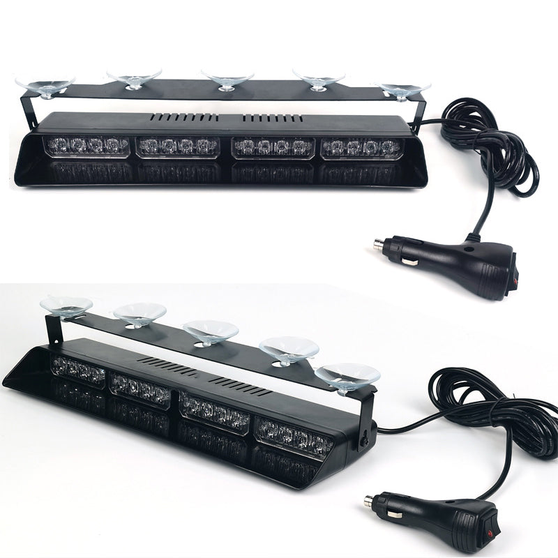 Lampka ostrzegawcza na przednią szybę pojazdu z przyssawką